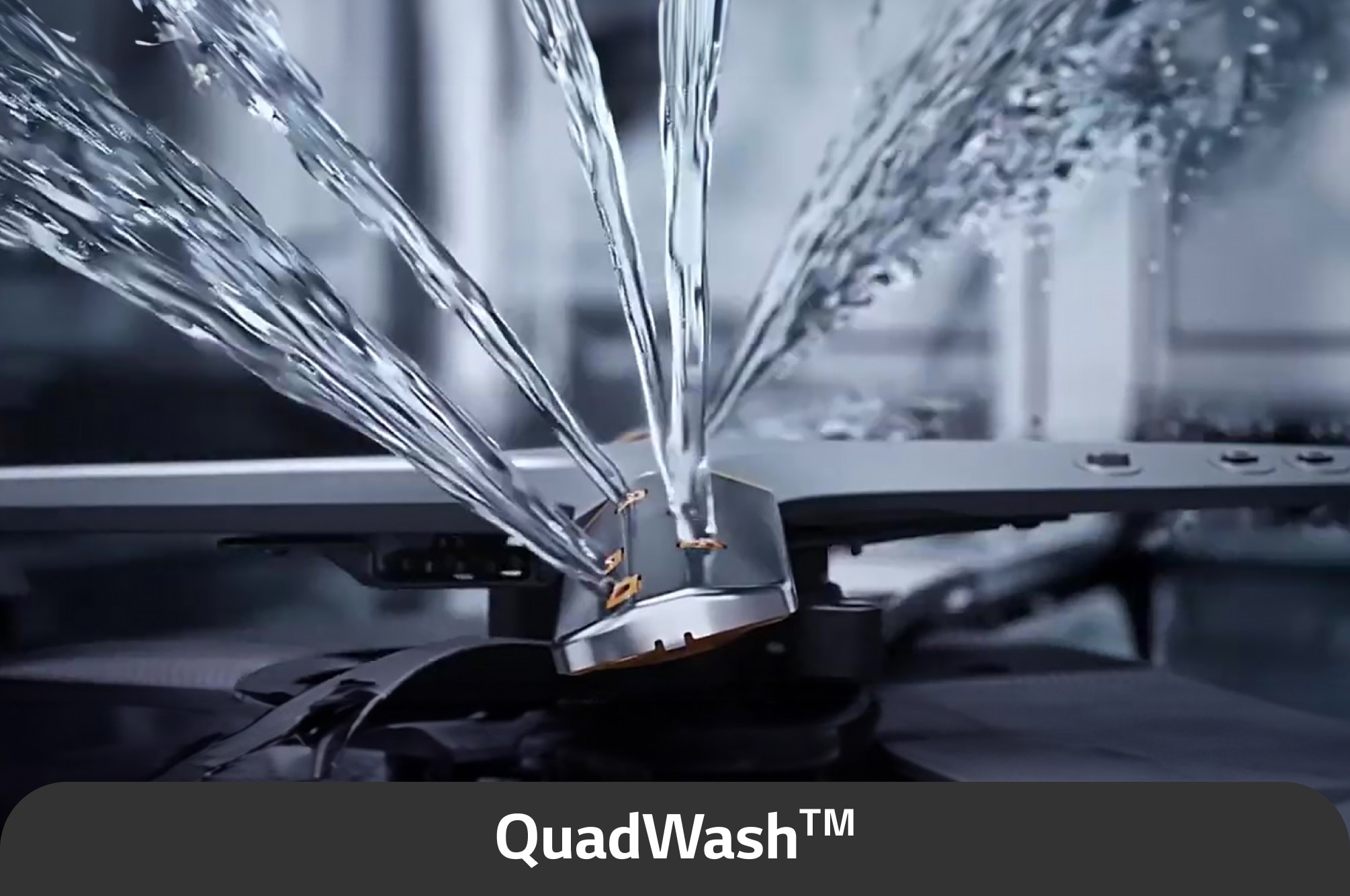 QuadWash™ Freestanding Dishwasher in Matte Black thumbnail 4
